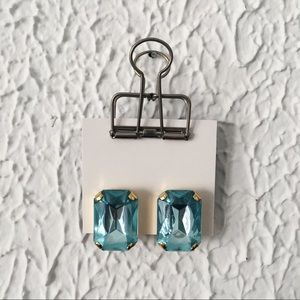 Blue Gemstone Earrings